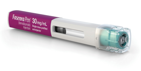 Single Autoinjector FASENRA Pen for Pediatric Dosing