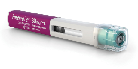 Single Dose Autoinjector FASENRA Pen for Age Above 12